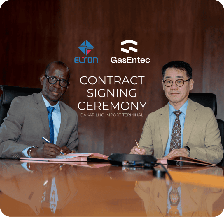 Elron Gasentec contract signing ceremony
